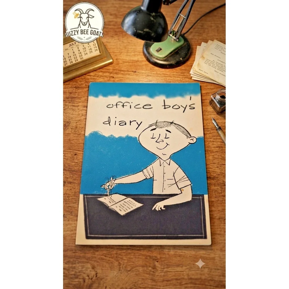 Paper booklet, Office Boy's Diary,1950s Promotional item by Brown &Bigelow